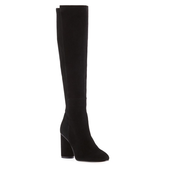 Stuart Weitzman Shoes New Black Suede Boots Eloise 95 Poshmark